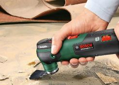 (157/Mez) RRP £107. Bosch Universal Multi 12 Cordless Multi Tool - Sawing, Cutting & Sanding. (No...