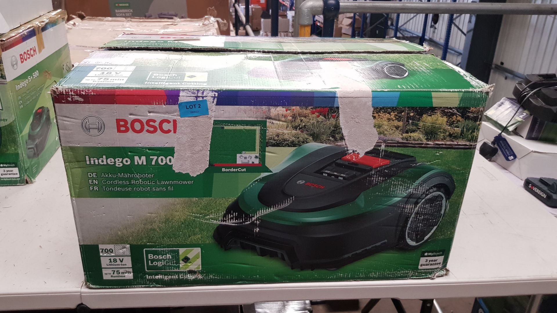 (2/Mez) RRP £900. Bosch Indego S+ 500 Cordless Robotic Lawnmower. Connected Robotic Lawnmower For... - Image 8 of 20