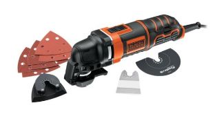 (198/MR1D) RRP £62. Black & Decker 280W Oscillating Multi Tool MT280BA With Kit Case. (Contents A...