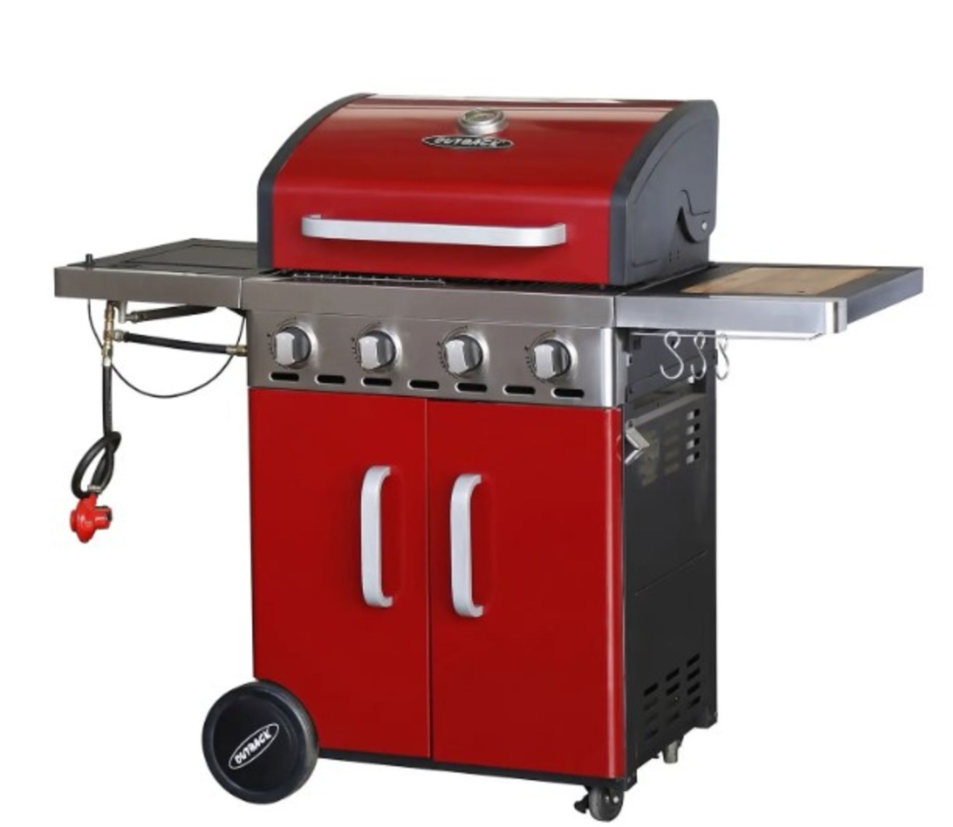 (6/Mez) RRP £520. Outback Saturn Hybrid 4 Burner Gas BBQ. (Built Item Appears Clean, Unused). - Image 2 of 19