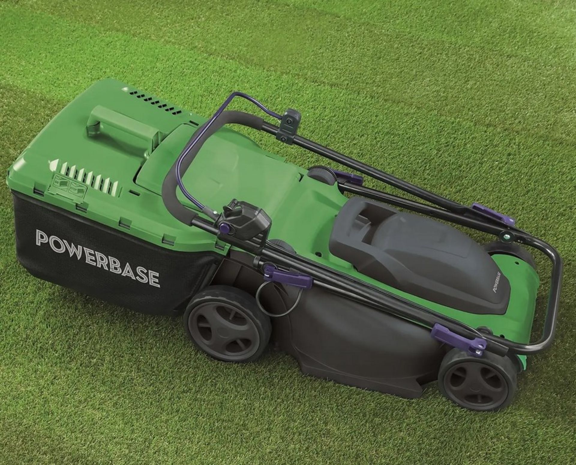 (46/Mez/P6) Lot RRP £228. 2x Powerbase Items. 1x 37cm 1600W Electric Rotary Lawn Mower RRP £99. 1... - Image 2 of 8
