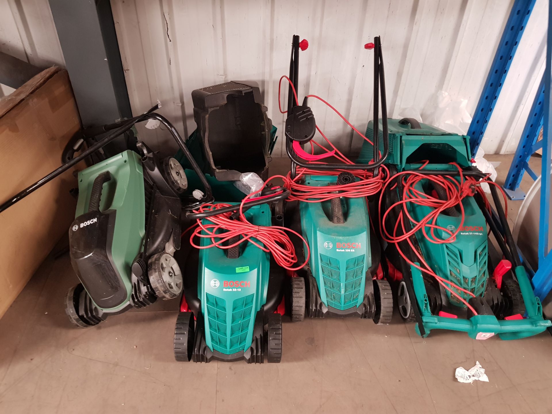 (115/Mez/1G) Lot RRP £791 When Complete. 6x Lawnmowers. 1x Bosch Rotak 37-14 Ergo Rotary RRP £139... - Image 8 of 11