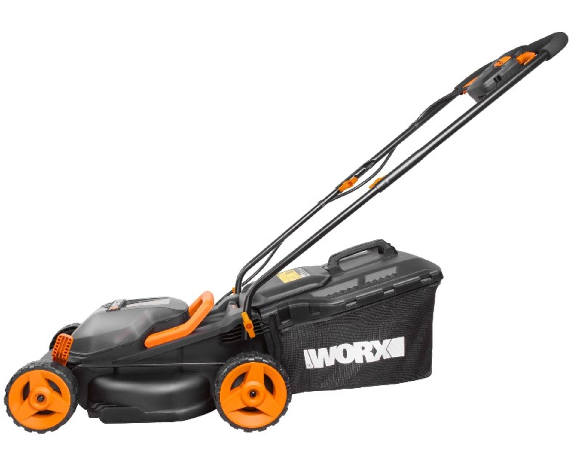 (45/Mez/P4) RRP £239. Worx 34cm Cordless Lawnmower WG779E.2. (Unit Appears Clean Unused & In Orig... - Image 3 of 14