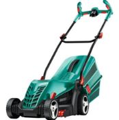 (115/Mez/1G) Lot RRP £791 When Complete. 6x Lawnmowers. 1x Bosch Rotak 37-14 Ergo Rotary RRP £139...