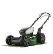 (182/Mez) RRP £349 (When Complete). Powerbase 40V Cordless Lawnmower 46cm. (With 2x Battery & 1x...