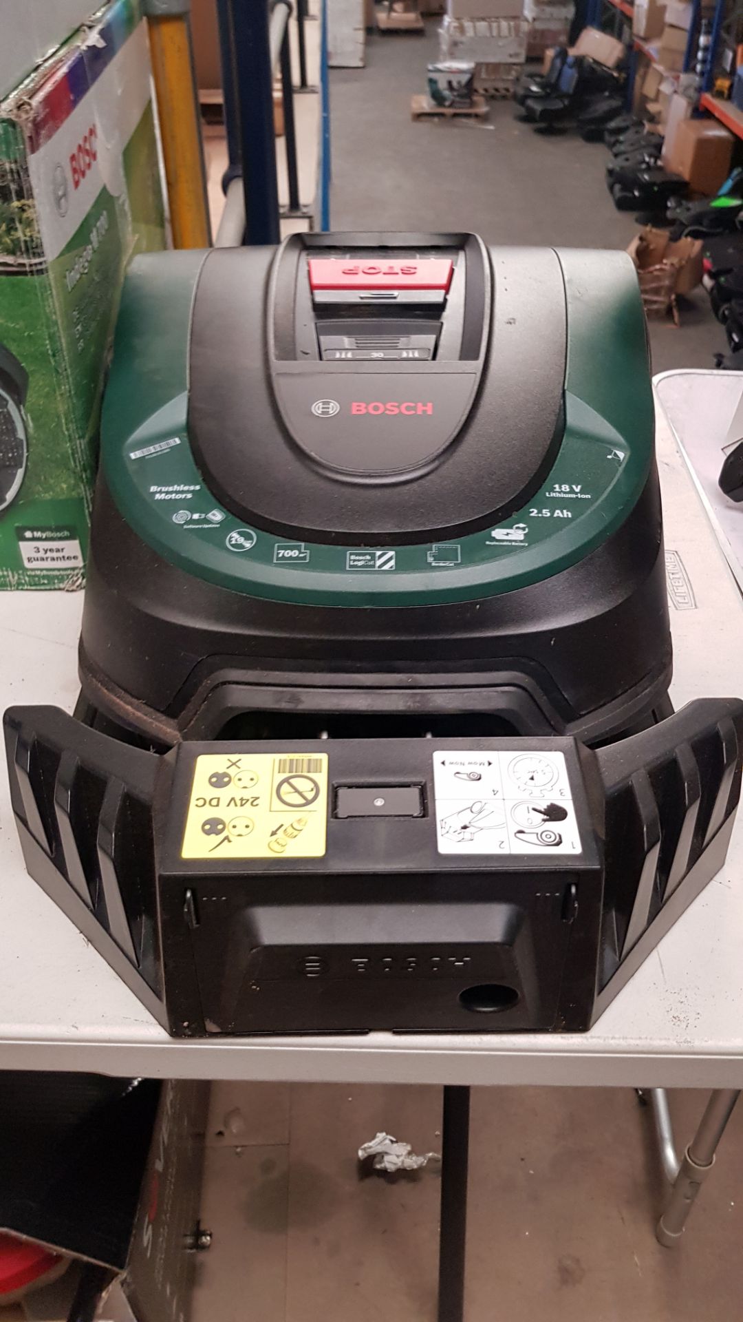 (2/Mez) RRP £900. Bosch Indego S+ 500 Cordless Robotic Lawnmower. Connected Robotic Lawnmower For... - Image 10 of 20