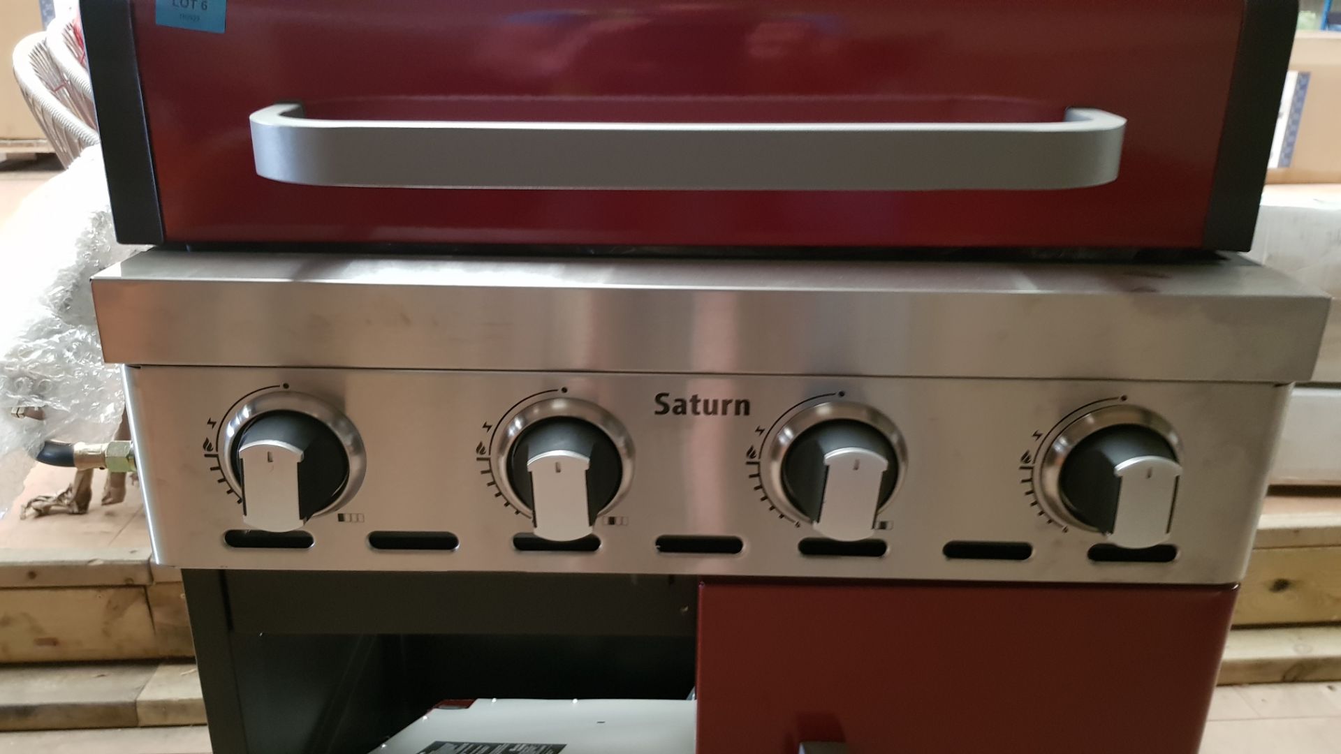 (6/Mez) RRP £520. Outback Saturn Hybrid 4 Burner Gas BBQ. (Built Item Appears Clean, Unused). - Image 7 of 19