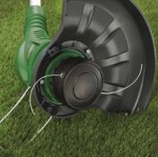 (105/Mez/1E) Lot RRP £80. 2x Powerbase 30cm 450W Electric Grass Trimmer. Automatic Double Line Fe...