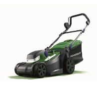 (192/MR1C) 2x Powerbase Self Propelled 40V Cordless Lawnmower. 1x 34cm With Grass Box RRP £189. 1...