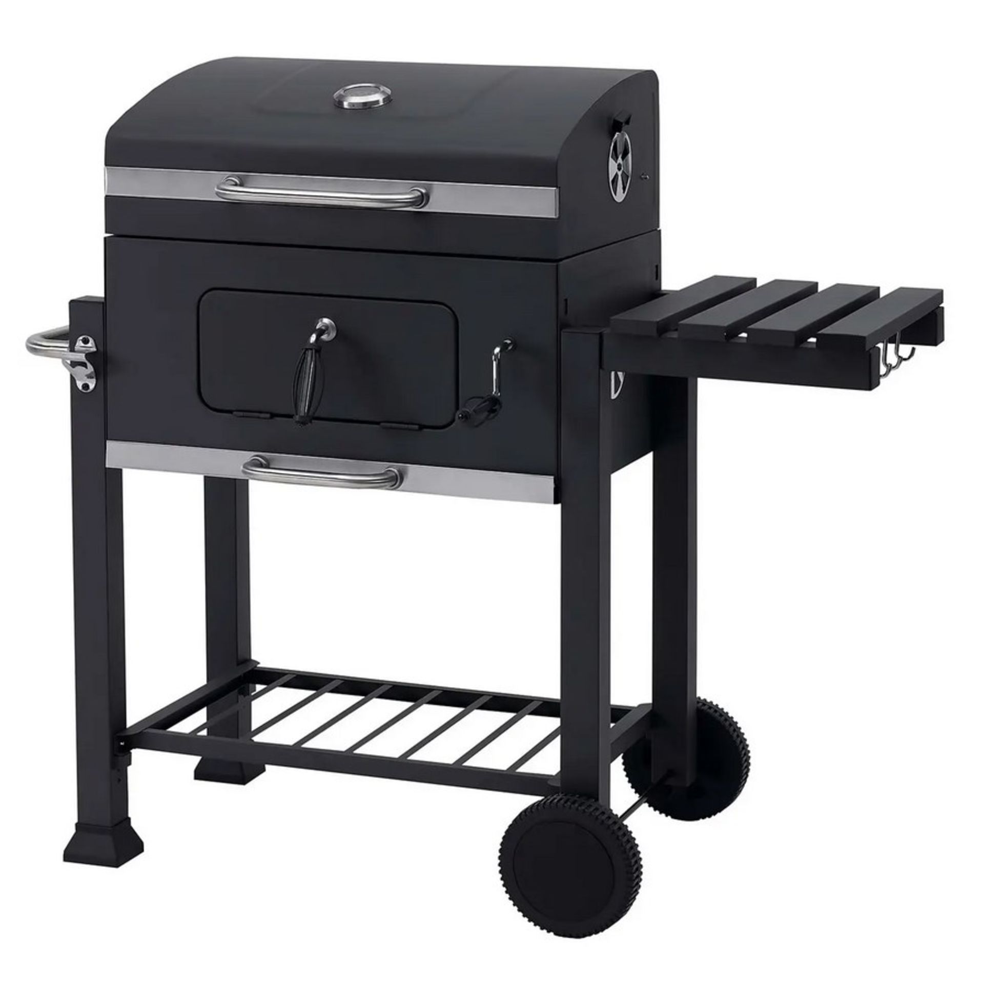 (56/Mez/P4) RRP £180. Texas Franklin Charcoal BBQ. Grid In Grid System For Easy Removal Of Centra... - Image 2 of 7