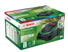 (2/Mez) RRP £900. Bosch Indego S+ 500 Cordless Robotic Lawnmower. Connected Robotic Lawnmower For...