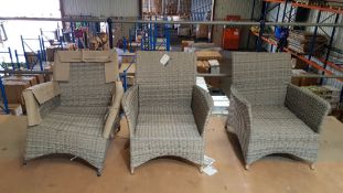(243/Mez) Contents Of 2x Pallets _ Mixed Lot. To Include 3x Hartington Florence Collection Rattan...
