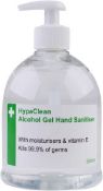 96 x Safety First Aid Group HypaClean Hand Sanitiser 500ml