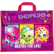 18 x Children's Official Licensed Shopkins Book Bag School