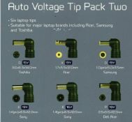 30 x Auto Voltage 6 Tip Pack Two For Toshiba Acer Samsung Sony Deli Acer