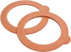 100 x Calder 1958 Spare parts Gasket for Alimentary, 4 Mm Height Barn Red
