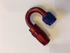 20 x 6AN 6 Fitting Red / Blue PTFE Teflon Braided Hose Car Sport Plumbing (SH180-6)