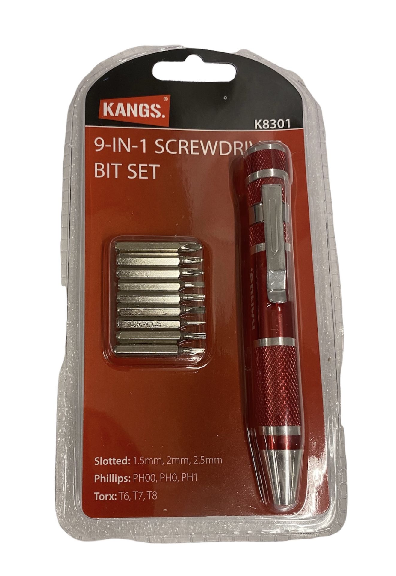 9 in 1 Screwdriver Bit Set