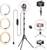 Ring Light with Tripod Stand with Phone/Camera Holder - Amazon 33.99