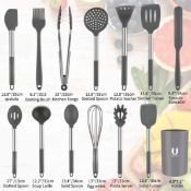 14 Piece Kitchen Silicone Utensil Set RRP 39.99