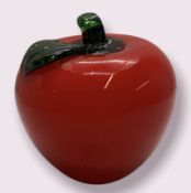 20 x Glass Fruit Ornaments - Red Apples