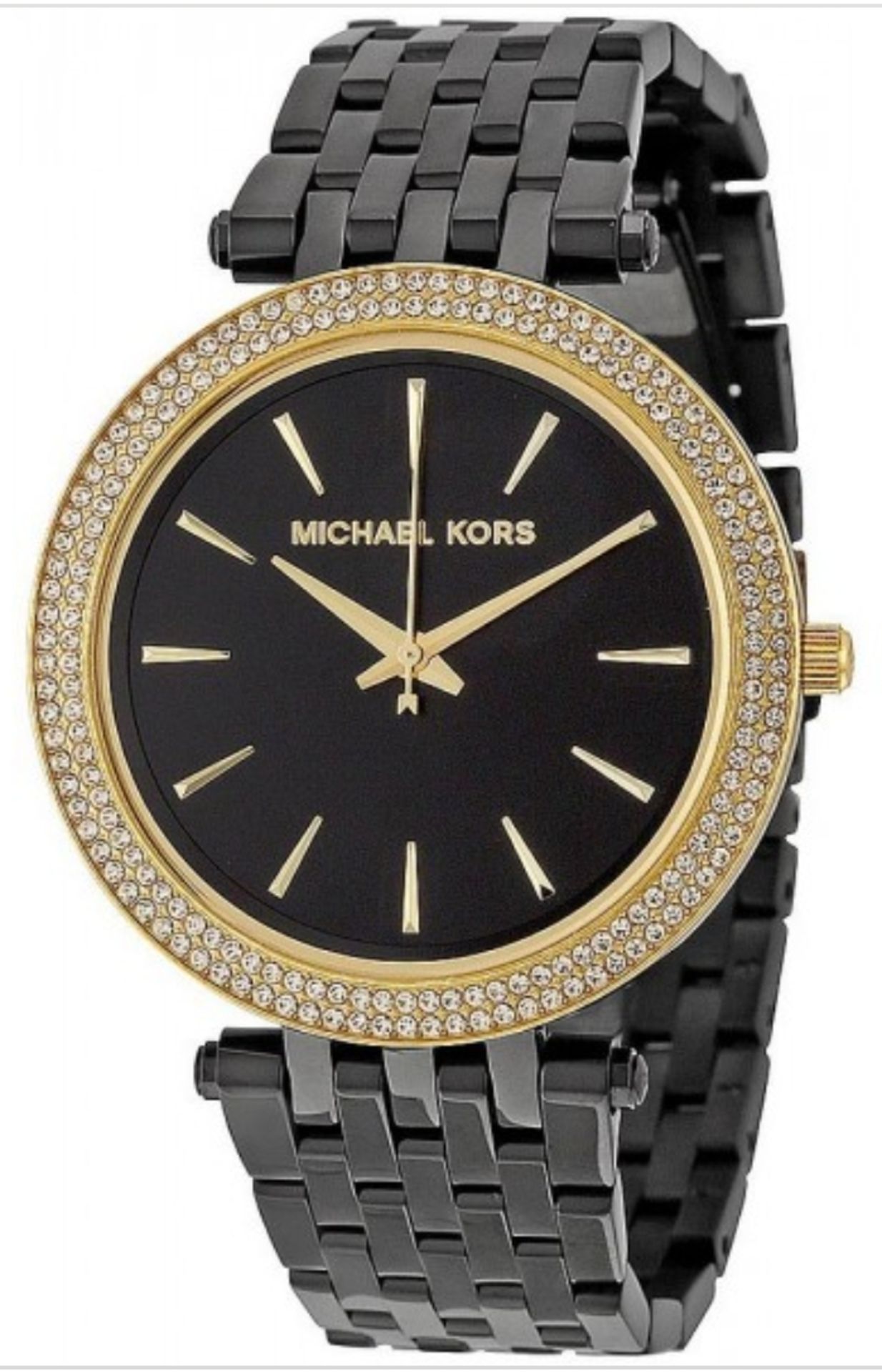 Michael Kors MK3322 Darci Gold & Black Stainless Steel Ladies Watch - Image 2 of 8