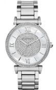 Michael Kors MK3355 Ladies Catlin Bracelet Silver Watch