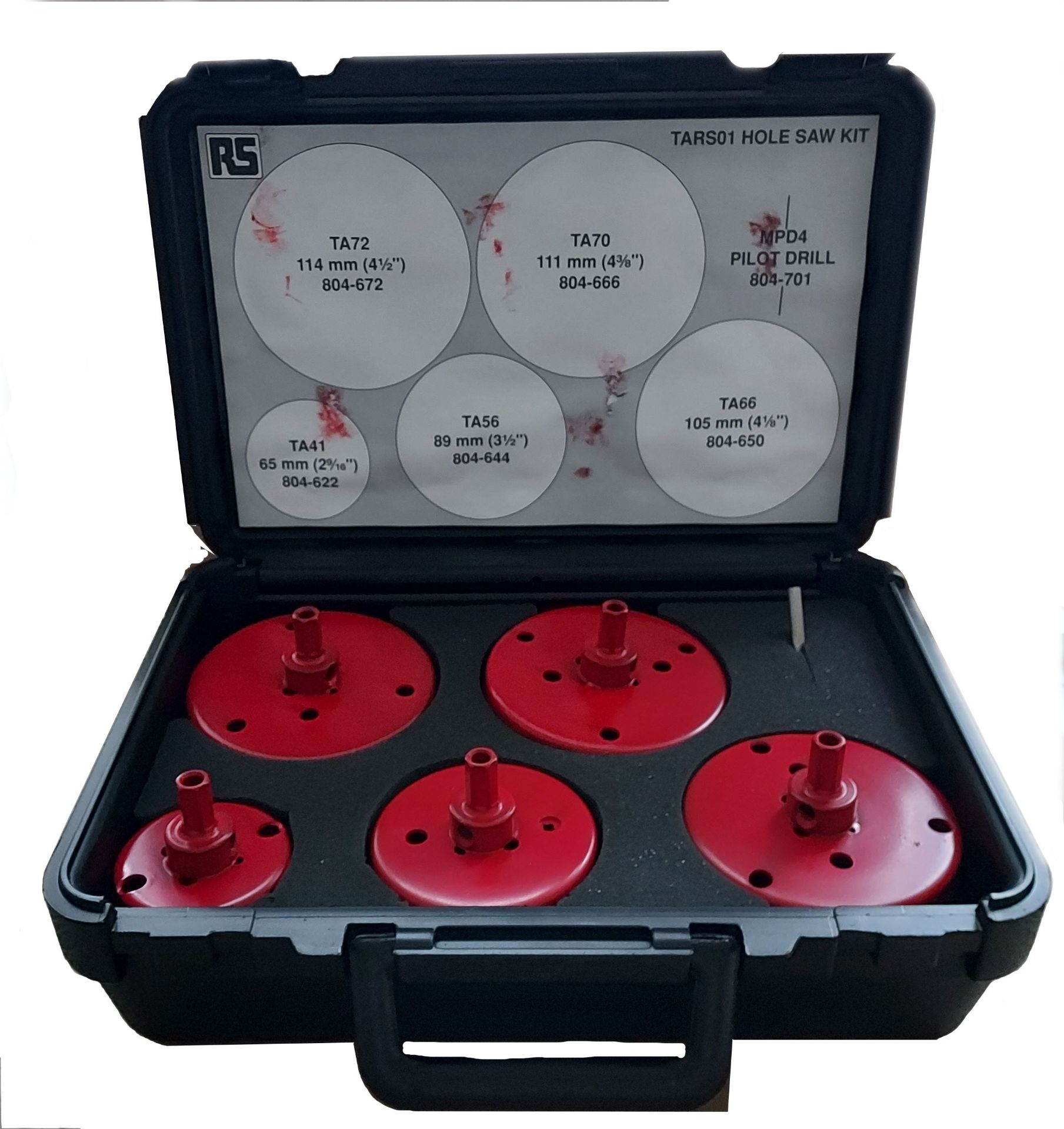 Morse Real Maccoy 6 Piece Large Hole saw Kit.