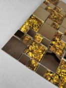 10 Square Metres - High Quality Glass/Stainless Steel Mosaic Tiles