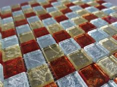 5 Square Metres - High Quality Glass/Stainless Steel Mosaic Tiles