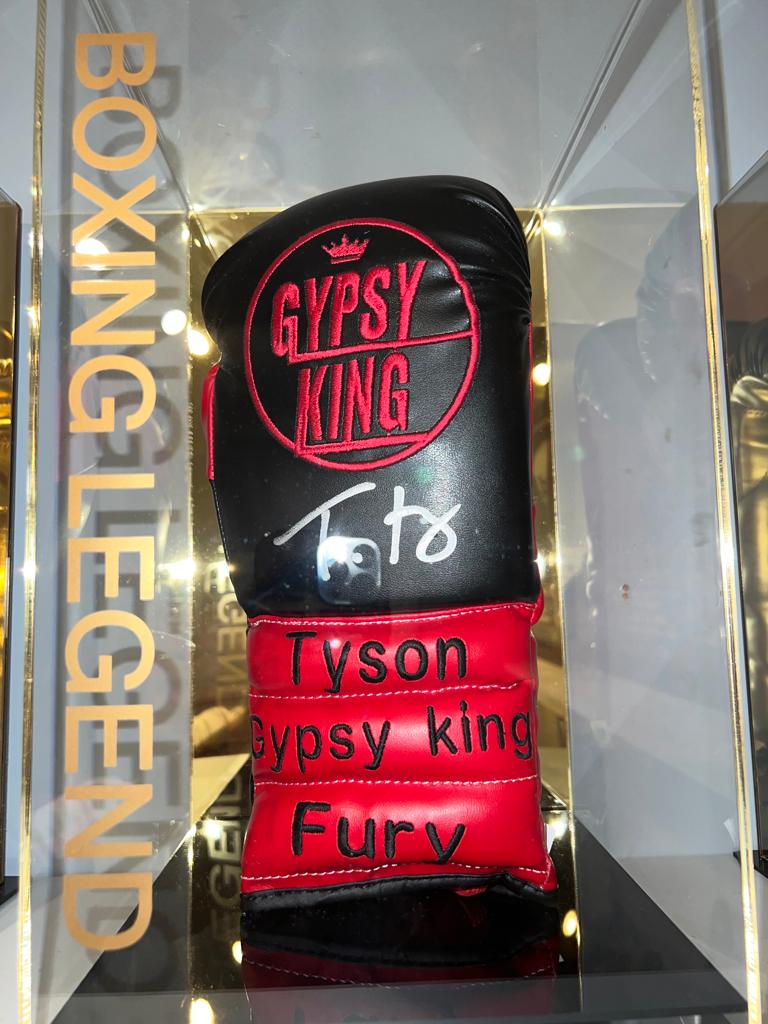 Tyson Fury Signed Boxing Glove with COA