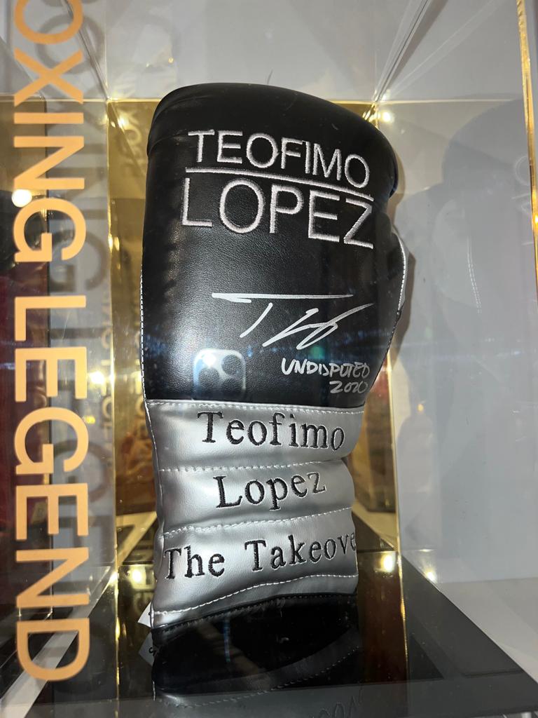 Teofimo Lopez Signed Boxing Glove with COA