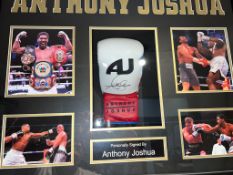 Anthony Joshua Signed Boxing Glove with COA