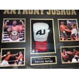 Anthony Joshua Signed Boxing Glove with COA