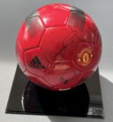 Manchester United' 2018-2019 squad hand signed Official MUFC football with COA code