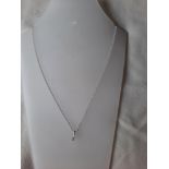 Cubic Zirconia Pendant with Necklace RRP £39.99