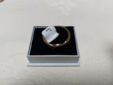 Gold Plated On Silver Fancy Wishbone Ring Size P. RRP £79