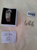 Sterling Silver 6 Mm Wedding Band. RRP £89. Size S