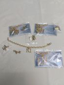 3 Diamond International Bracelets with 5 Charms