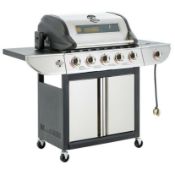 Title: (8/6D) RRP £249. Uniflame Classic 5 Burner Glass Window Gas Grill With Side Burner. 74.5 x