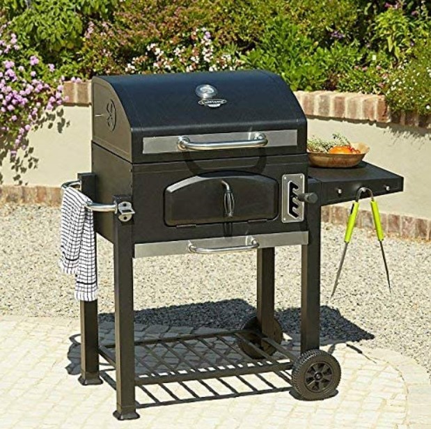 Title: (98/6A) RRP £99. Uniflame Classic American Grill 60cm. Hardwearing, Easier-Clean Porcelain