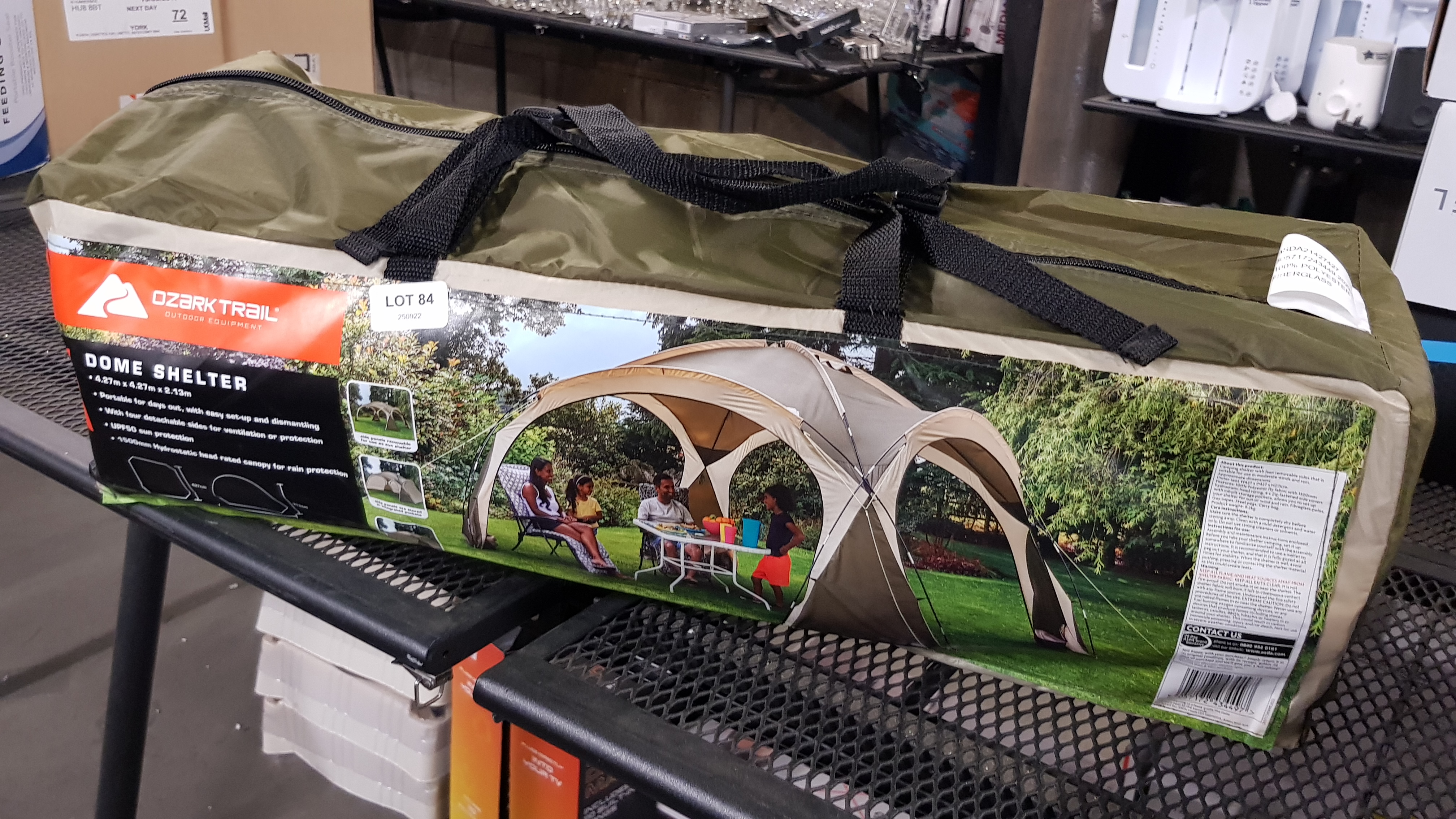 Title: (84/7B) RRP £89. Ozark Trail Dome Shelter Grey. Designed With A Clear 360-Degree View So - Image 5 of 5