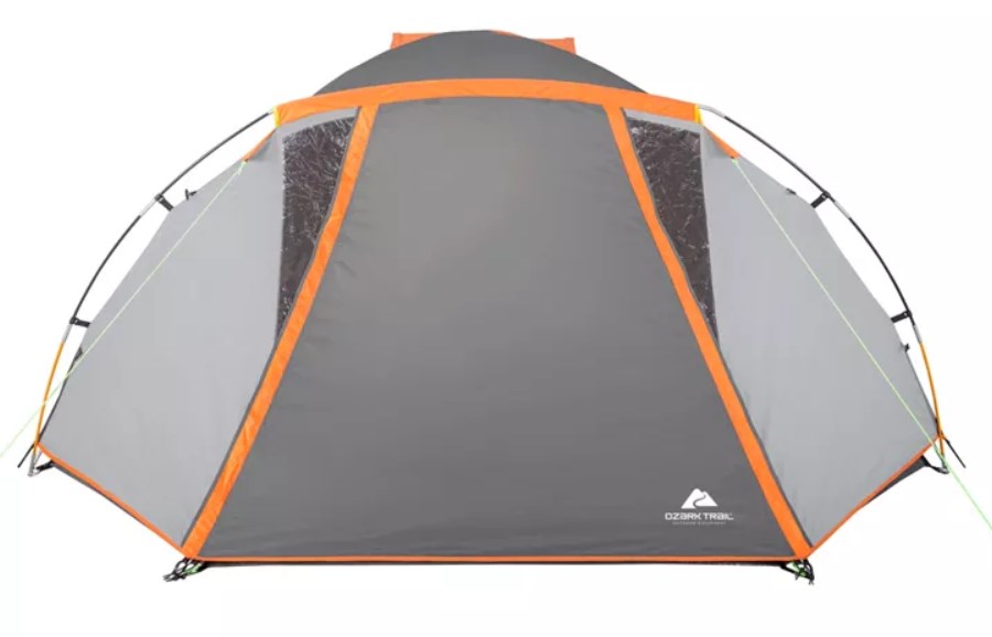 Title: (119/7C) Lot RRP £150. 3x Ozark Trail 4 Person Dome Tent Orange / Grey RRP £50 Each. - Image 3 of 4