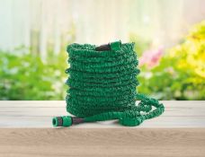 Title: (143/7A) Lot RRP £100. 5x 30M Expandable Garden Hose With Fittings Green RRP £20 Each.