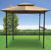 Title: (125/7N) RRP £169. BBQ Bar Gazebo Cream/Light Brown. (Contents Appear Unused, In Original