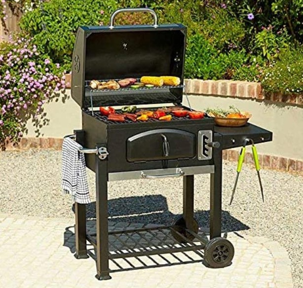 Title: (98/6A) RRP £99. Uniflame Classic American Grill 60cm. Hardwearing, Easier-Clean Porcelain - Image 2 of 7