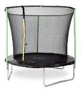 Title: (63/7M) RRP £159. Plum Fun Spring Safe 8ft Trampoline And Enclosure. (W244x D244x H210cm).