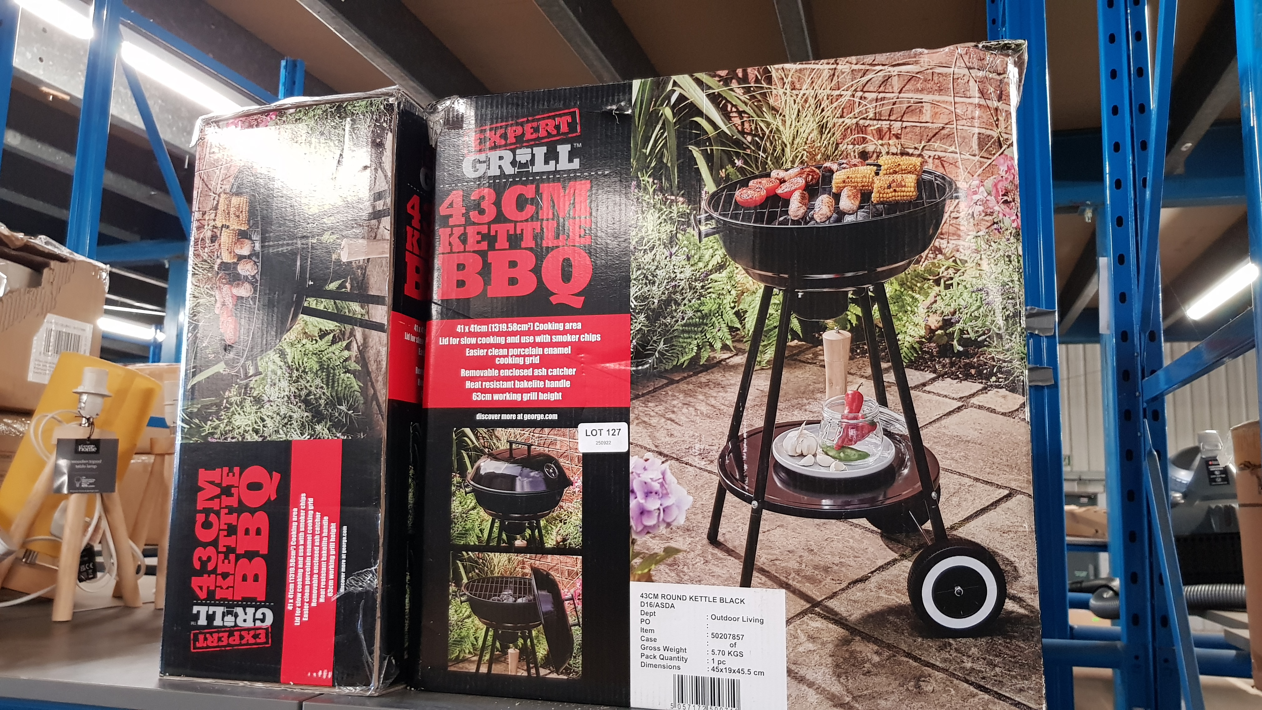 Title: (127/6D) Lot RRP £105. 3x Expert Grill 43cm Kettle BBQ RRP £35 Each. Steel & Plastic - Image 5 of 5