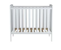 Title: (61/7N) RRP £99. Rafferty Compact Cot White. Suitable For Mattress Size: (L100x W50x H10cm).