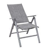 Title: (164/2F) RRP £240. 6x Misali Reclining Garden Chair RRP £40 Each. Foldable For Easy